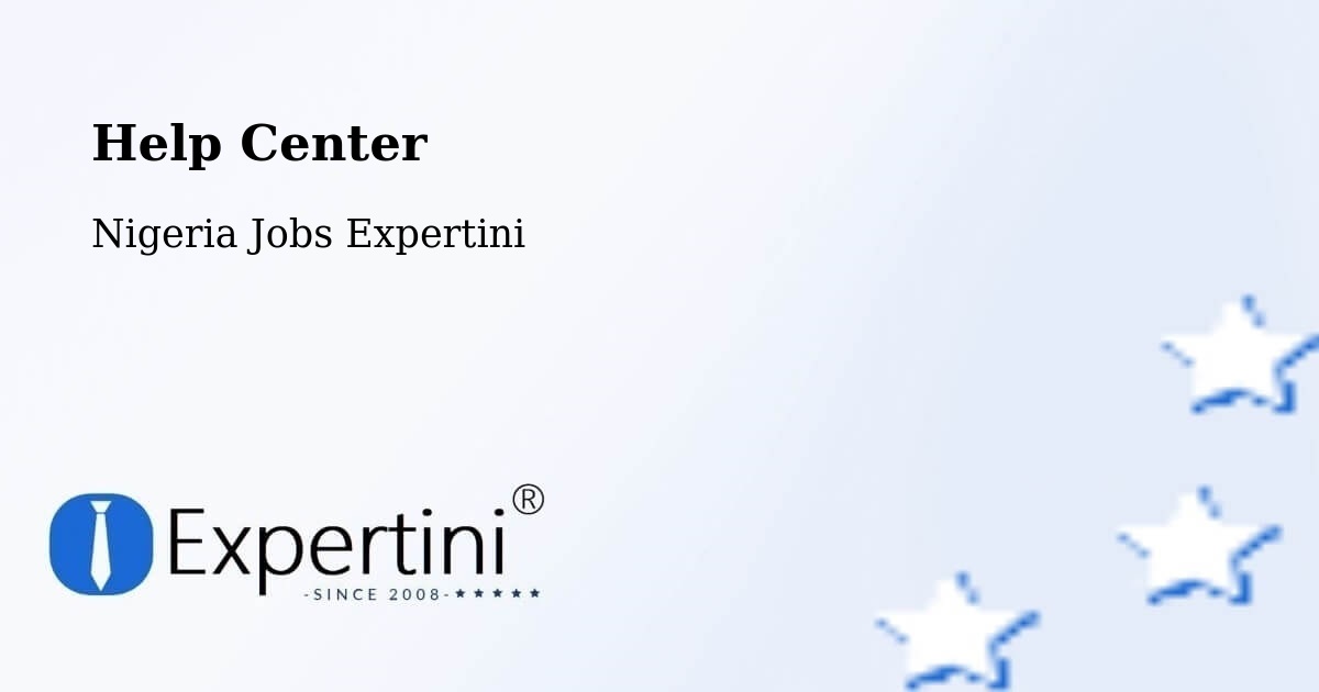 Help Center – Dindima - Nigeria Jobs Expertini